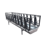 Dwustronny karmnik z blokadą dla owiec