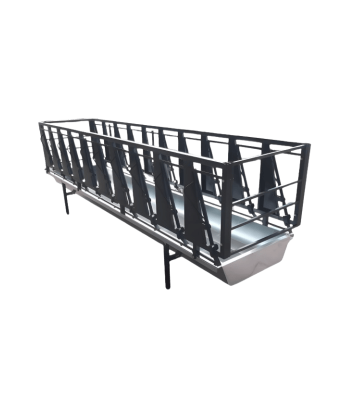 Dwustronny karmnik z blokadą dla owiec